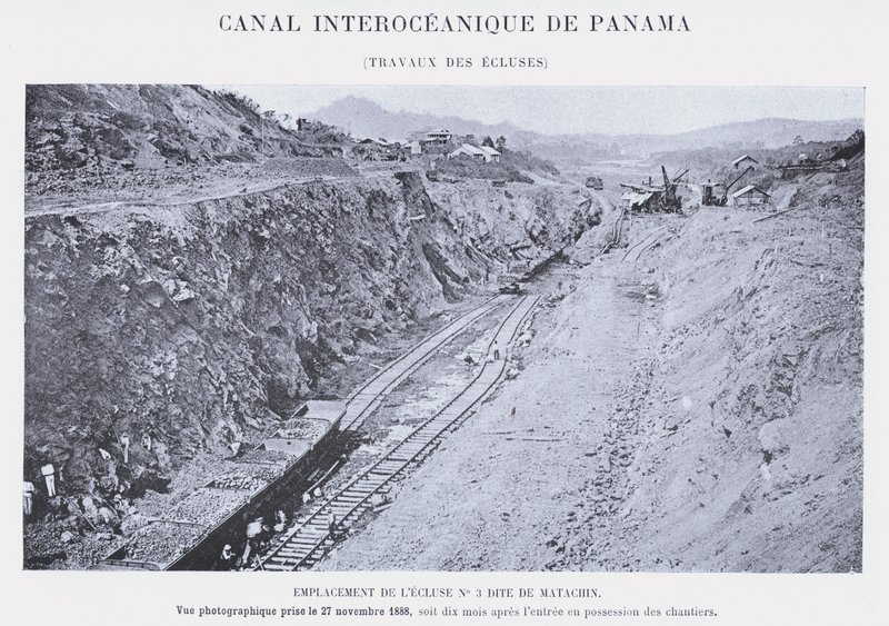 Canale Interoceanico di Panama, lavori delle chiuse da French Photographer