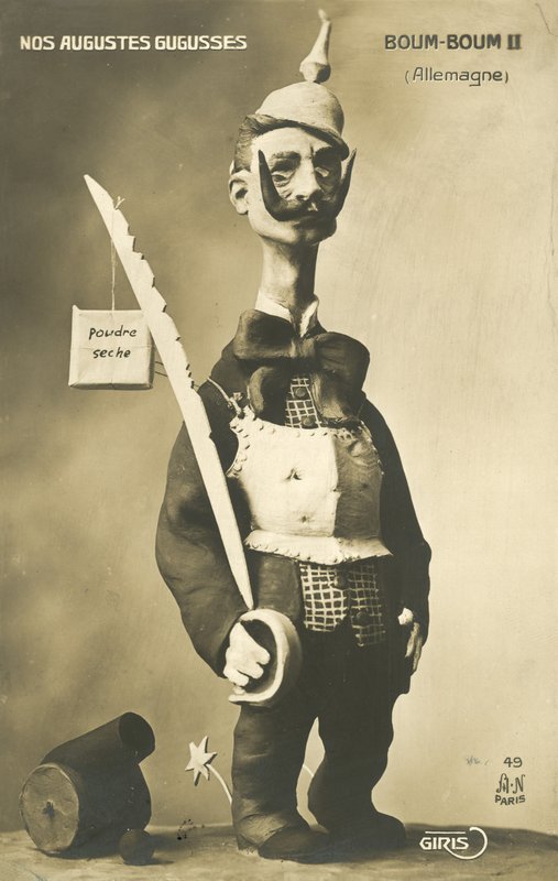 Caricatura del Kaiser Guglielmo II di Germania da French Photographer