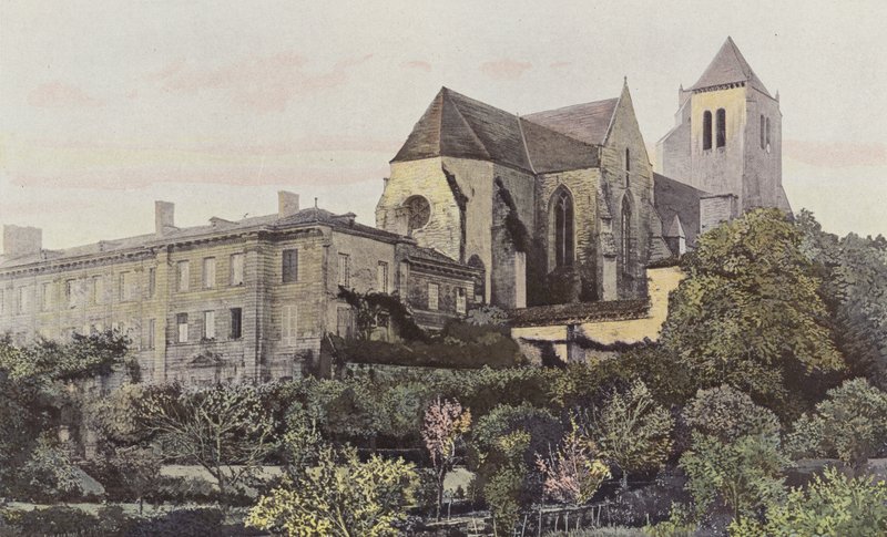 Celles-sur-Belle, Chiesa e antico Monastero, Insieme N da French Photographer