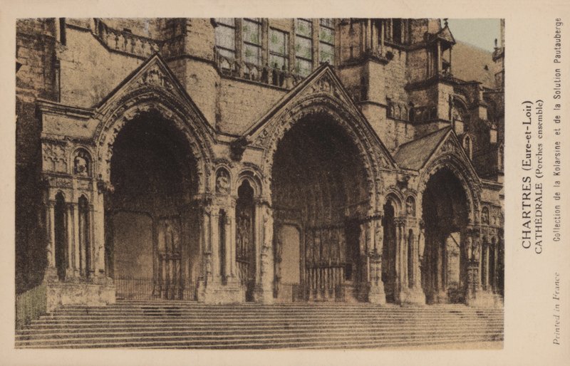Chartres, Eure-Et-Loir, Cattedrale, Insieme del Portico da French Photographer