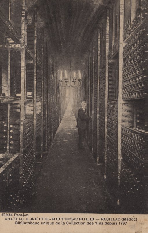 Chateau Lafite-Rothschild, Pauillac, Medoc, Biblioteca della collezione di vini dal 1797 da French Photographer
