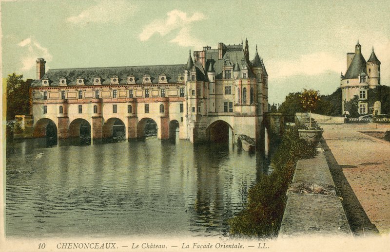 Chenonceaux, Il Castello, La Facciata Orientale da French Photographer