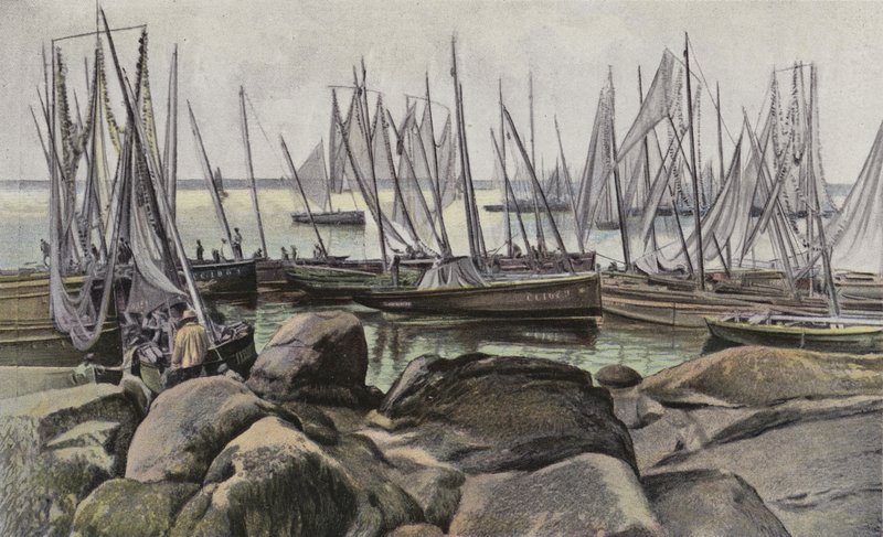 Concarneau, Barche da pesca per le sardine da French Photographer