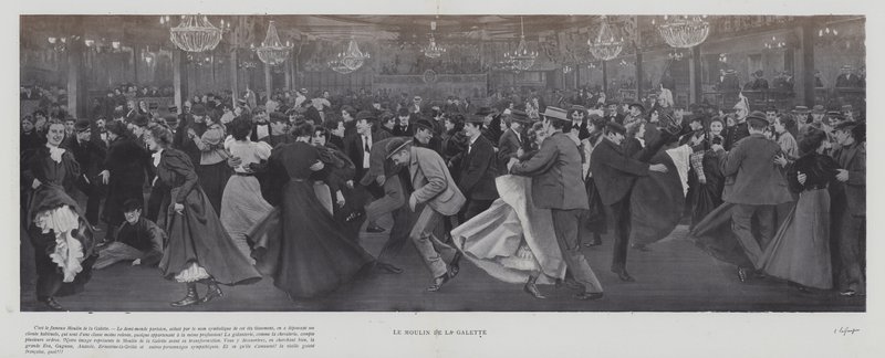 Ballando al Moulin de la Galette, Parigi da French Photographer