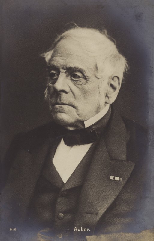 Daniel Auber, compositore francese (1782-1871) da French Photographer