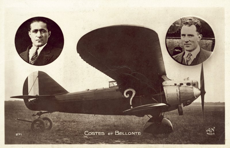 Dieudonne Costes e Maurice Bellonte, aviatori francesi da French Photographer