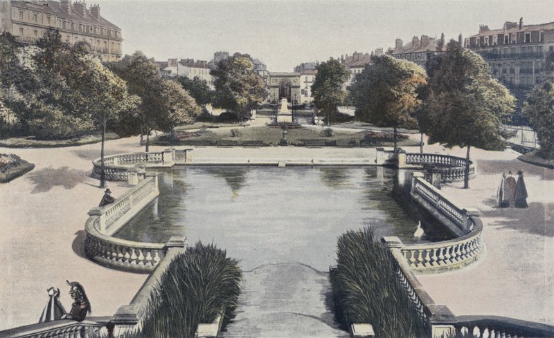 Dijon, Place Darcy, Square Darcy, Statua di F Rude, Porta Guillaume da French Photographer