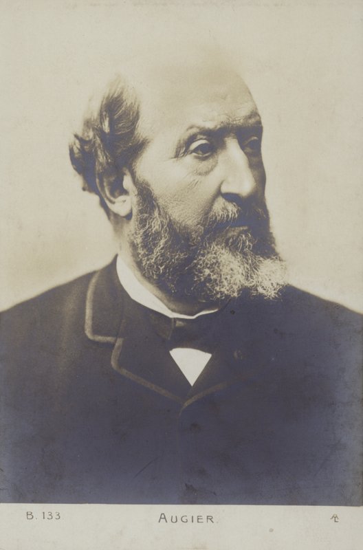 Emile Augier (1820-1889), drammaturgo francese da French Photographer