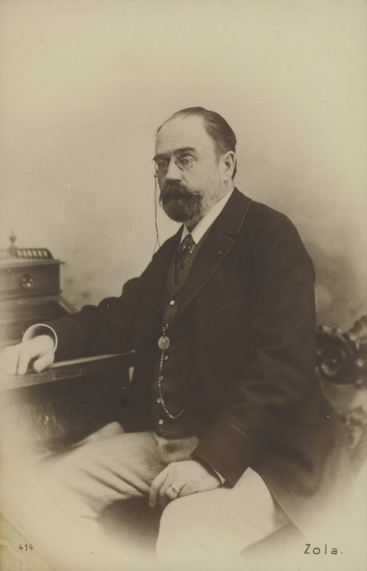 Emile Zola, romanziere, drammaturgo e giornalista francese da French Photographer