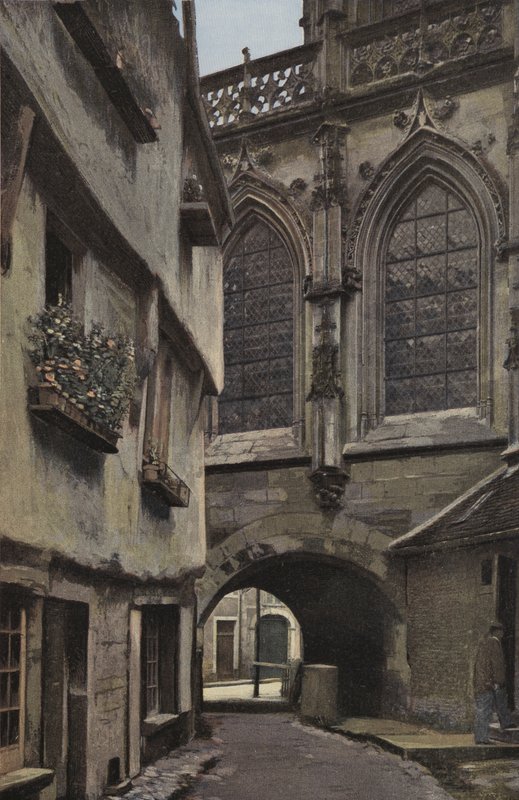 Falaise, Chiesa della Trinità, passaggio sotto il coro da French Photographer