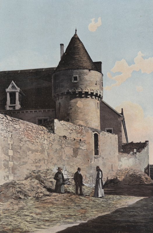 Fongombault, Torre angolare del monastero da French Photographer