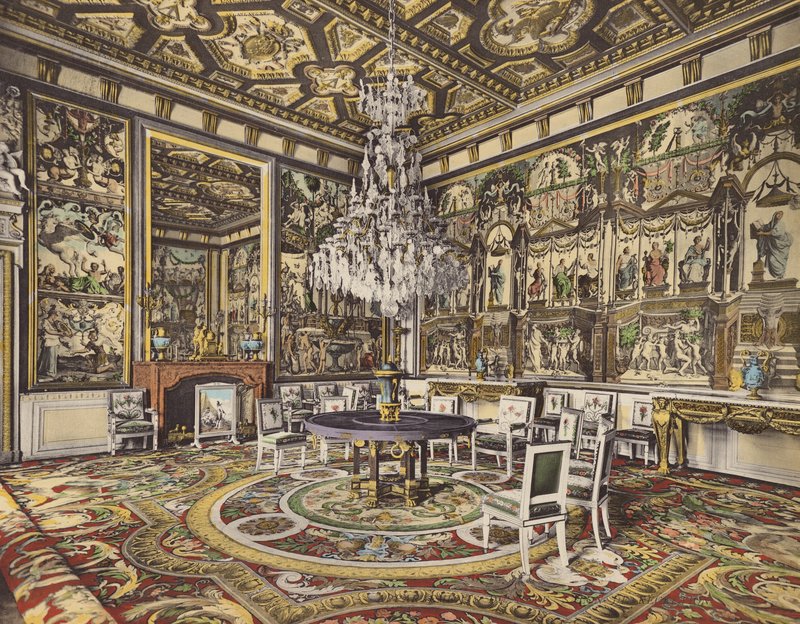 Fontainebleau: Appartamento del Papa, Salone di Ricevimento da French Photographer
