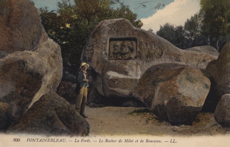 Fontainebleu, La Foresta, La Roccia di Milet e di Rousseau da French Photographer