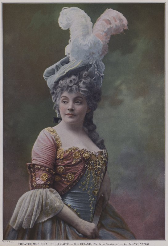Gabrielle Rejane nel ruolo di La Montansier da French Photographer