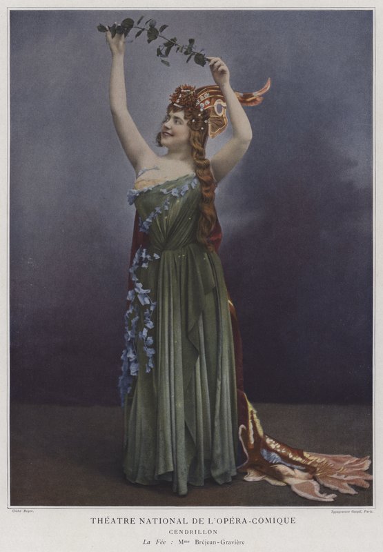 Georgette Brejean-Graviere come la fata in Cendrillon da French Photographer