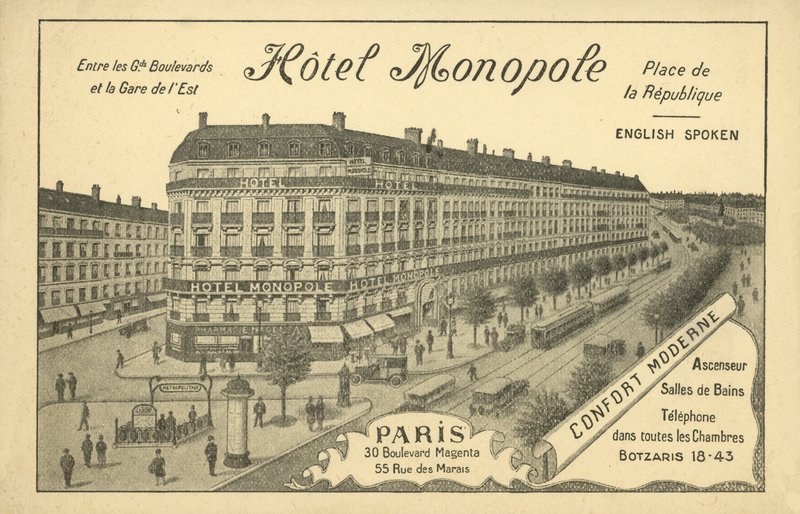 Hotel Monopole, Parigi da French Photographer