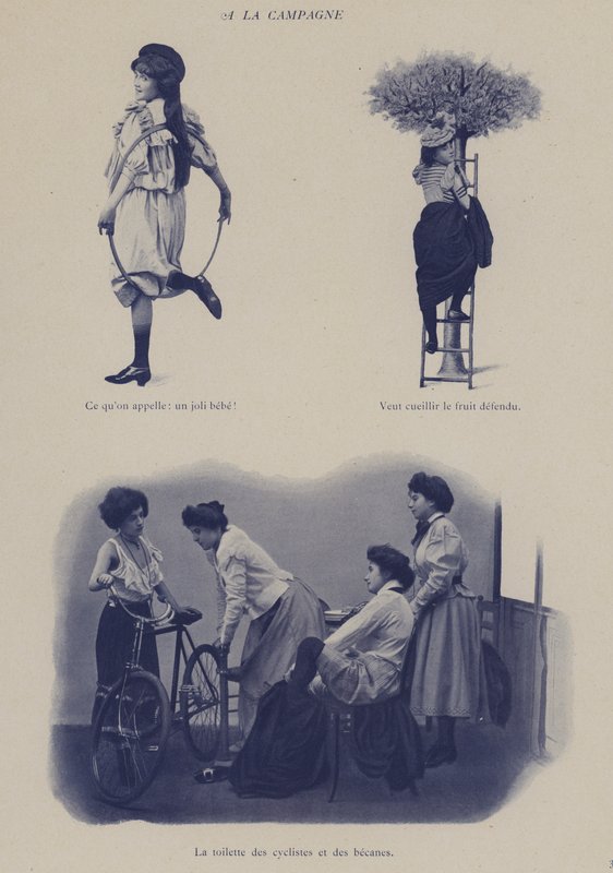 Illustrazione per Petites Parisiennes (giovani lavoratrici a Parigi) da French Photographer