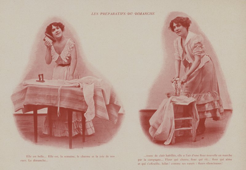 Illustrazione per Petites Parisiennes (giovani lavoratrici a Parigi) da French Photographer