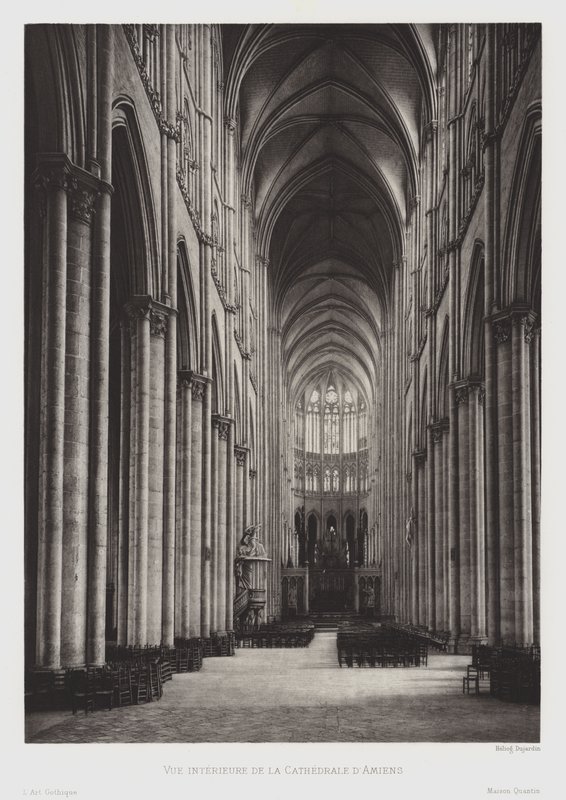 Vista interna della Cattedrale di Amiens da French Photographer