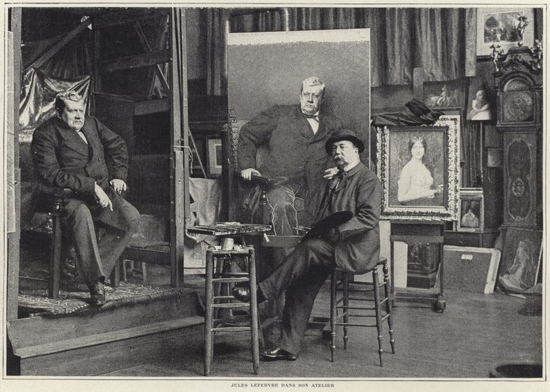 Jules Lefebvre nel suo atelier da French Photographer