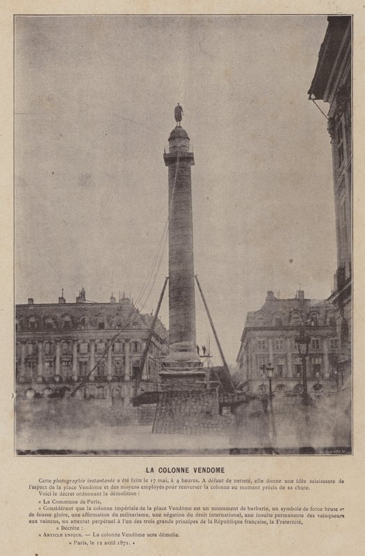 La Comune di Parigi, La Colonna Vendome da French Photographer