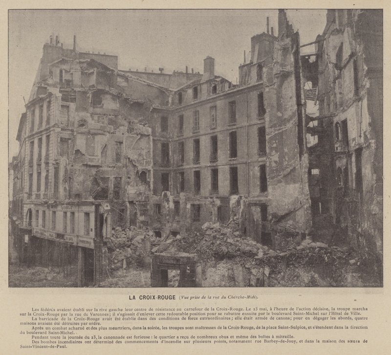 La Croce Rossa, vista dalla rue du Cherche-Midi da French Photographer