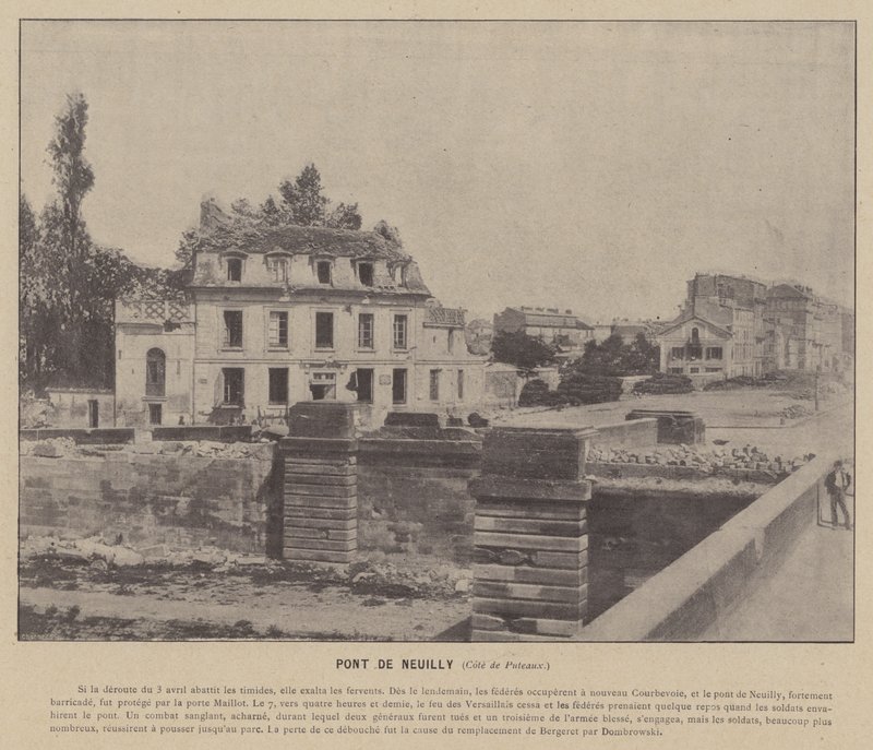 Ponte di Neuilly, lato di Puteaux da French Photographer