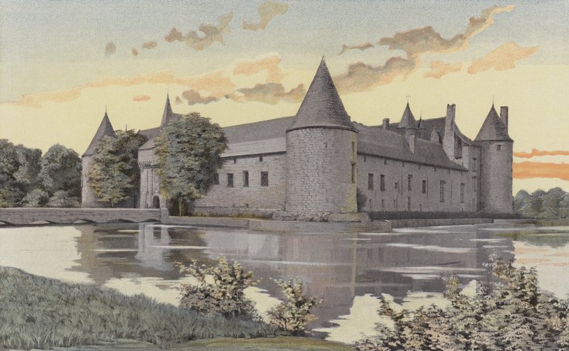 Le Plessis-Bourre, Castello, Insieme S O da French Photographer