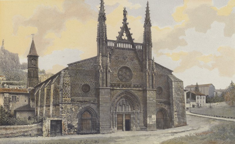 Le Puy, Chiesa di Saint-Laurent, insieme nord-ovest da French Photographer