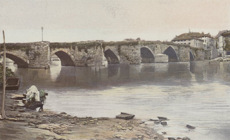 Limoges, Ponte Saint-Martial, Vista presa a monte (riva sinistra della Vienne) da French Photographer