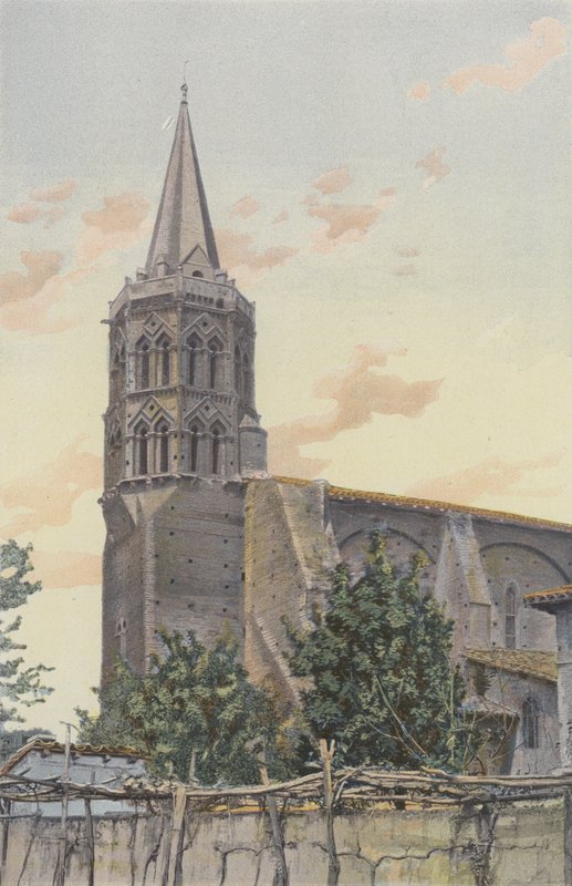 Lisle-sur-Tarn, Chiesa, Campanile, Lato est da French Photographer