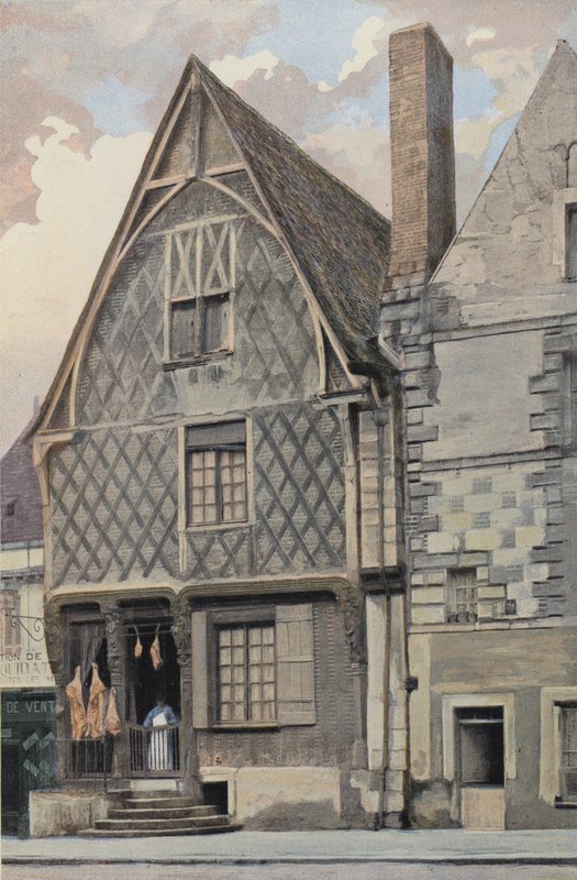 Luynes, Vecchia casa sulla piazza da French Photographer