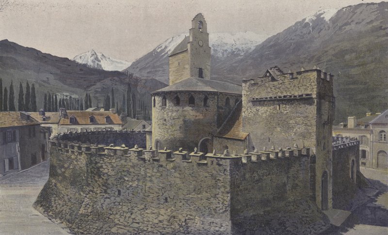 Luz, Chiesa dei Templari, Insieme Sud-Est da French Photographer