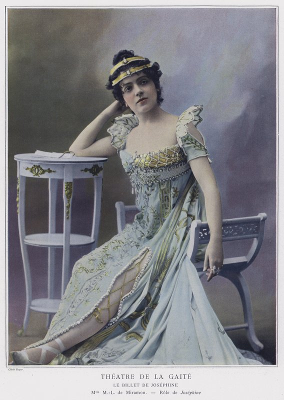 Marie-Louise de Miramon come Josephine in Le Billet de Josephine da French Photographer
