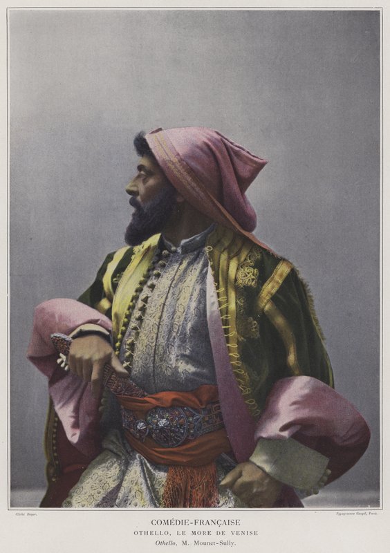 Mounet-Sully nel ruolo di Otello da French Photographer