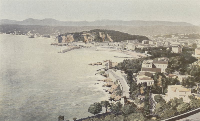 Nizza, Vista generale, presa dalla strada di Villefranche da French Photographer