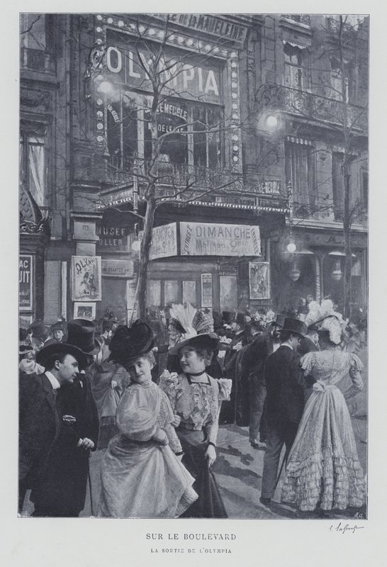 Sul Boulevard des Capucines fuori dall