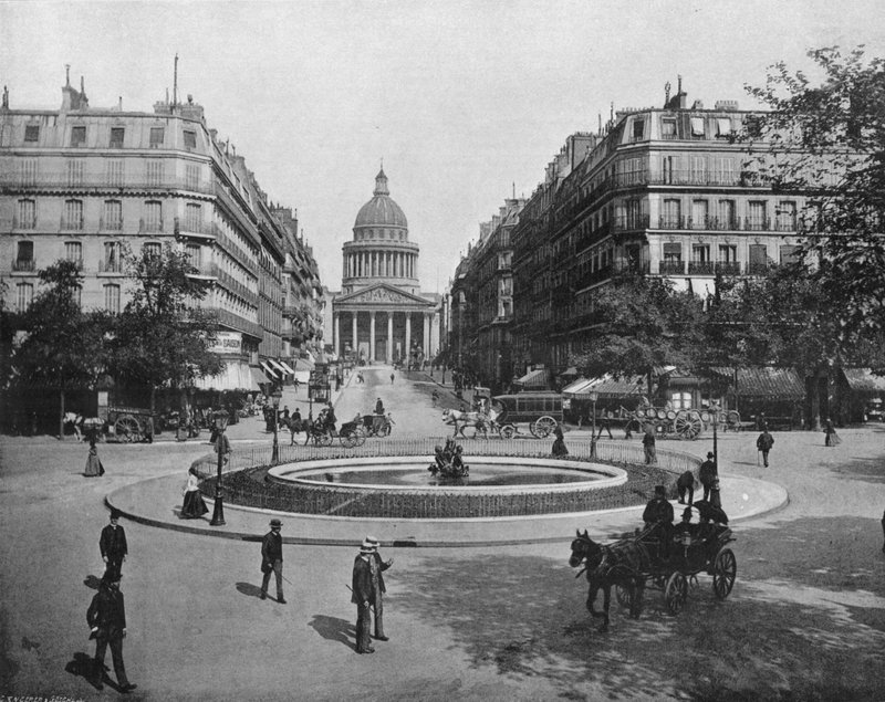 Parigi - La Place Medicis, La Rue Soufflot e il Pantheon da French Photographer