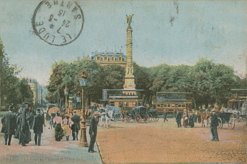 Parigi - Pont au Change e Place du Châtelet da French Photographer
