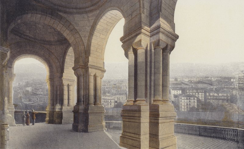 Parigi, Basilica del Sacro Cuore, portico da French Photographer