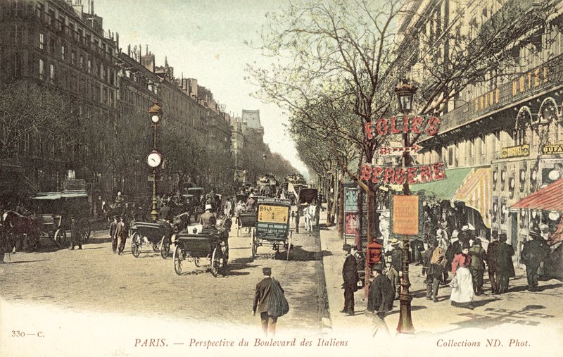Parigi, Boulevard des Italiens da French Photographer
