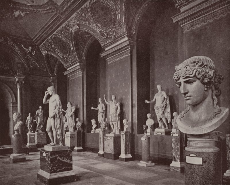 Parigi: Galleria di Augusto, Museo del Louvre da French Photographer