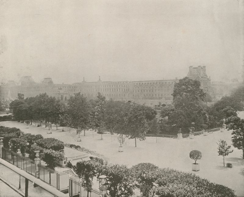 Parigi: Giardino di fronte al Palazzo delle Tuileries da French Photographer