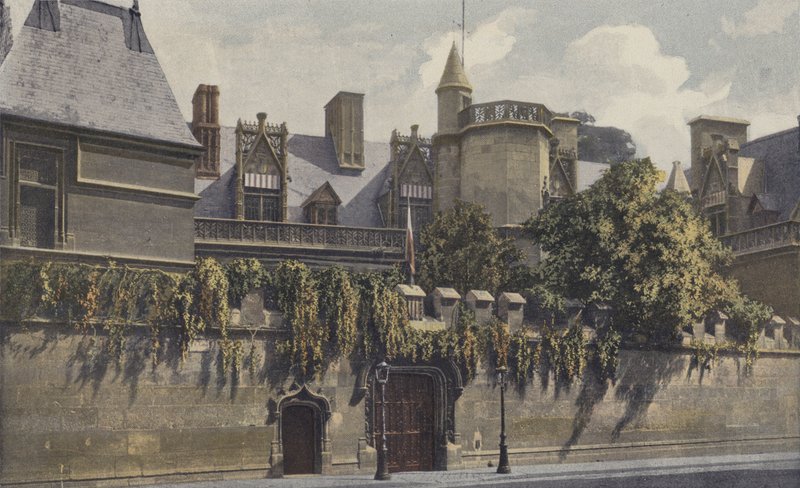 Parigi, Hotel de Cluny, Ingresso del Museo da French Photographer