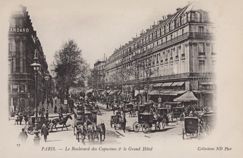 Parigi, Il Boulevard des Capucines, Il Grand Hotel da French Photographer