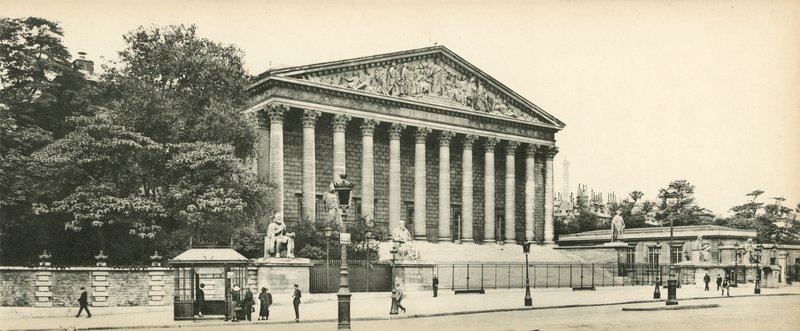 Parigi, Il Palais-Bourbon, Camera dei Deputati da French Photographer