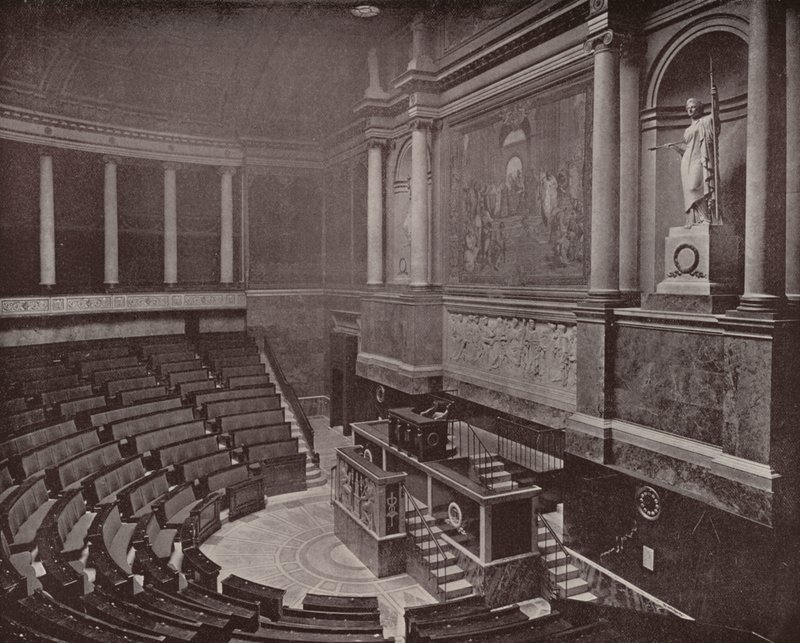 Parigi: Sala legislativa, Camera dei Deputati da French Photographer