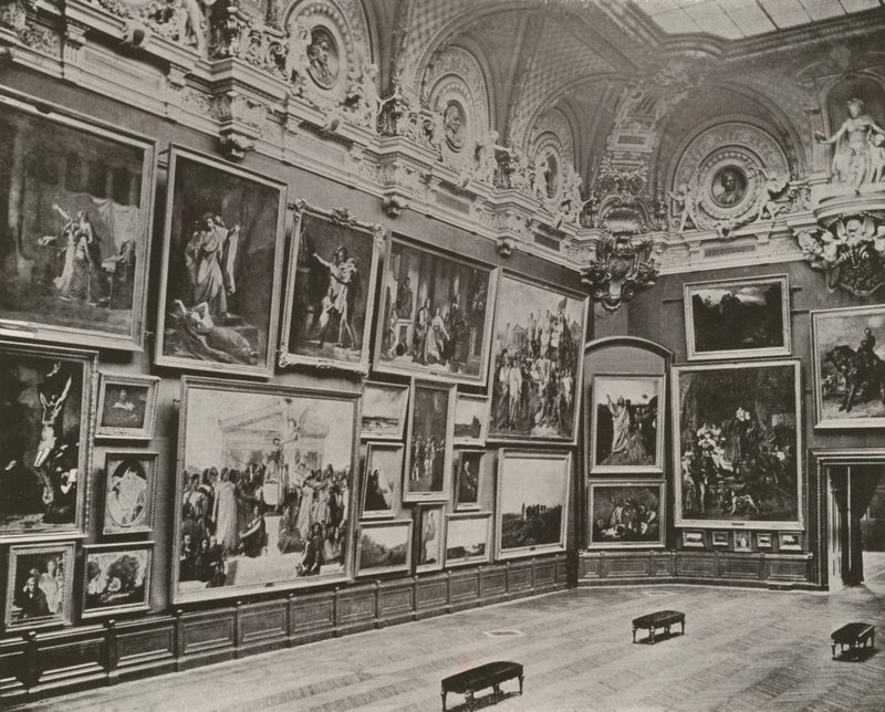 Parigi: La Nuova Galleria Francese, Museo del Louvre da French Photographer