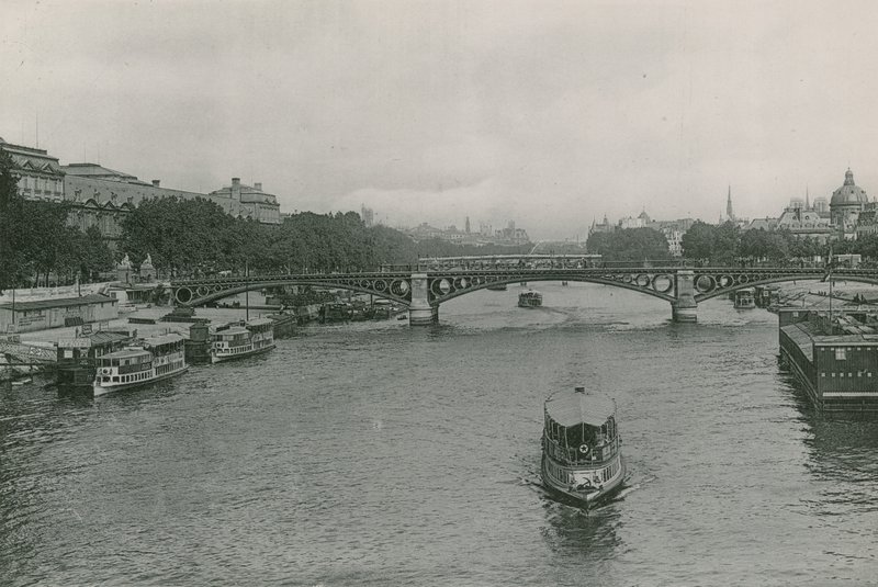 Perspective sur la Seine, le Pont des Saint-Peres da French Photographer