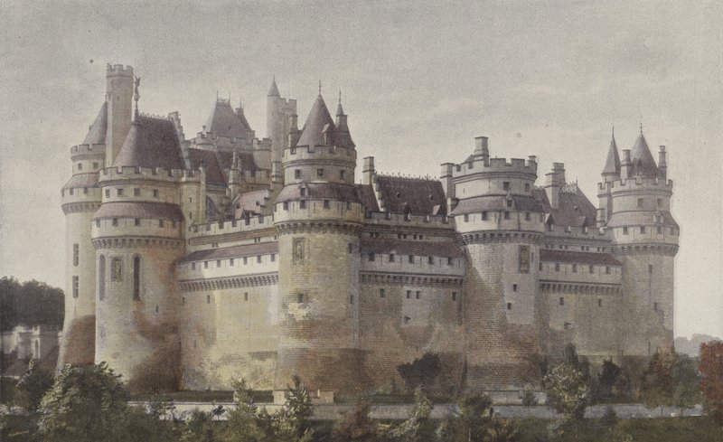 Pierrefonds, Castello (vista dalla strada di Villers-Cotterets) da French Photographer